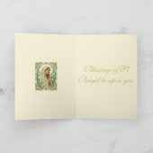 雪の華ひらひらと聖ブリギッド　イムボルクにて カード (内部)