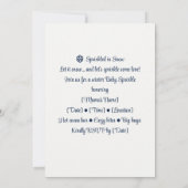 雪の華 | あたたかな冬 招待状 (裏面)