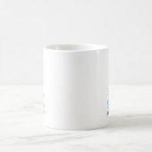 雪の落書き 雪の結晶は本当はどうやってできるの? コーヒーマグカップ (中央)