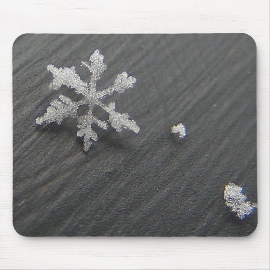 雪の薄片44の~のmousepad マウスパッド (正面)
