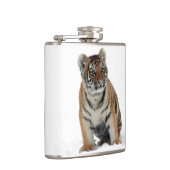 雪の虎の子写真 フラスク (右)