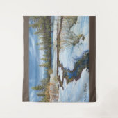 「雪の融解」タペストリー タペストリー (正面)