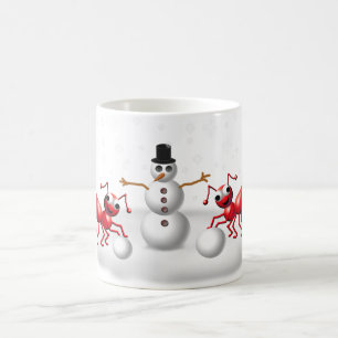 雪の蟻 コーヒーマグカップ