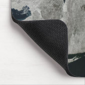 雪の衛星表示 マウスパッド (コーナー)