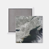 雪の衛星表示 マグネット (正面/裏面)