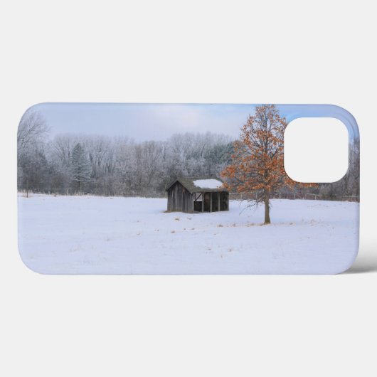雪の覆われたパドック Case-Mate iPhoneケース (裏面 (横))