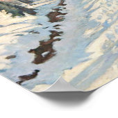 雪の覆われた風景、ヴィゴLanger ポスター (角)