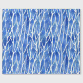 雪の調和：ミニマリストパインラッピング紙 ラッピングペーパー (フラット)