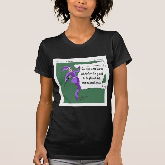 雪の謎 Tシャツ (正面)