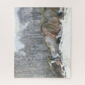 雪の谷間 ジグソーパズル (縦)