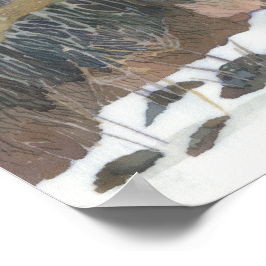 雪の谷間 ポスター (角)