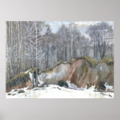 雪の谷間 ポスター (正面)