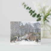 雪の谷間 ポストカード (スタンド正面)