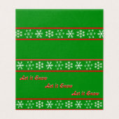 雪の赤いカード (外部フラット)