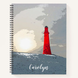 雪の赤い灯台、あなたの名前 ノートブック