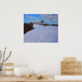 雪の足跡2009 ポスター (キッチン)