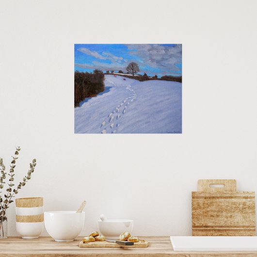 雪の足跡2009 ポスター (キッチン)