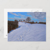 雪の足跡2009 ポストカード (正面/裏面)