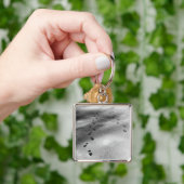 雪の足跡 キーホルダー (手)