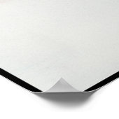 雪の足跡 ポスター (角)