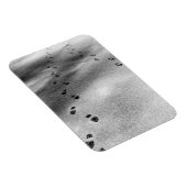 雪の足跡 マグネット (右側)