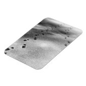 雪の足跡 マグネット (左側)