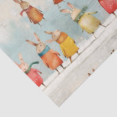 雪の遊中の可愛いウサギ 薄葉紙 (詳細)