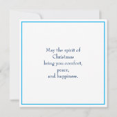 雪の遊中、かわいい子犬 (裏面)