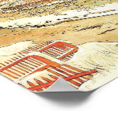 雪の運河 ポスター (角)