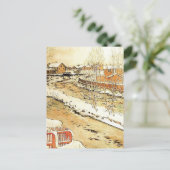 雪の運河 ポストカード (スタンド正面)