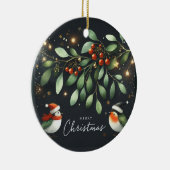 雪の道は失敗する セラミックオーナメント (右)