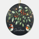 雪の道は失敗する セラミックオーナメント (左)