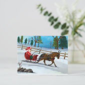 雪の郵便はがきを通って紛砕 シーズンポストカード (スタンド正面)