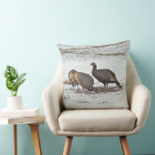 雪の野生の七面鳥 クッション (椅子)