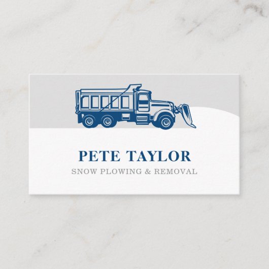 雪の鋤 名刺 (正面)