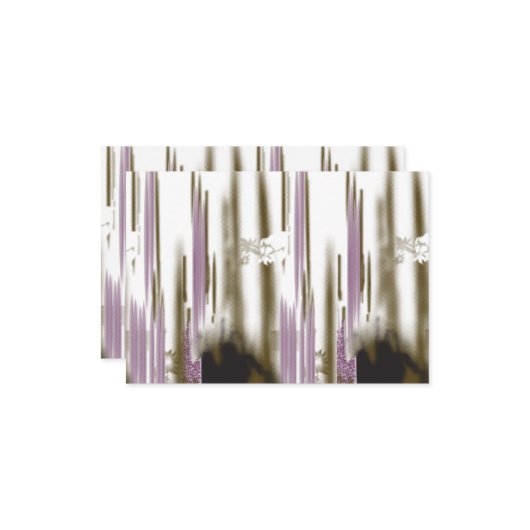 雪の間に囲まれた自然のままの湖 – キャップ山 エンクロージャーカード (正面/裏面インサイチュ)