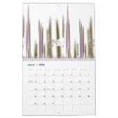 雪の間に囲まれた自然のままの湖 – キャップ山 カレンダー (3月 2026)