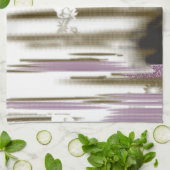 雪の間に囲まれた自然のままの湖 – キャップ山 キッチンタオル (折り畳み)