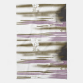 雪の間に囲まれた自然のままの湖 – キャップ山 キッチンタオル (縦)