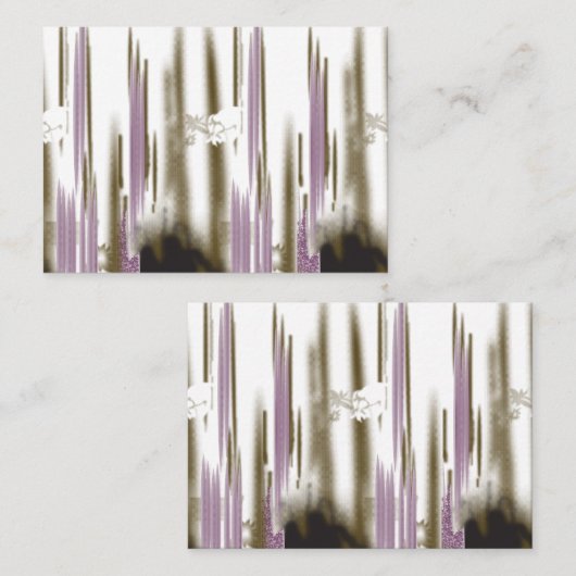 雪の間に囲まれた自然のままの湖 – キャップ山 プレイスカード (正面/裏面)