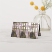 雪の間に囲まれた自然のままの湖 – キャップ山 プレイスカード (裏面)