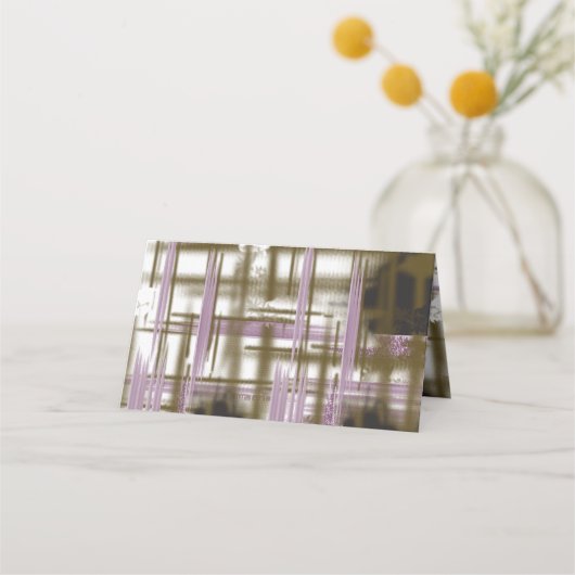 雪の間に囲まれた自然のままの湖 – キャップ山 プレイスカード (正面)