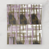 雪の間に囲まれた自然のままの湖 – キャップ山 プレイスカード (内部開封)