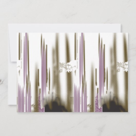 雪の間に囲まれた自然のままの湖 – キャップ山 招待状 (裏面)