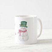 雪の降るクリスマス コーヒーマグカップ (正面右)