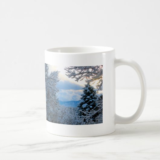 雪の降るコロラド州 コーヒーマグカップ (右)
