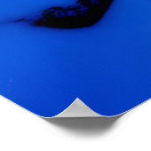 雪の降る不思議の国を横切る日の出 ポスター (角)