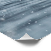 雪の降る冬の条件で白鳥 ポスター (コーナー)