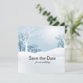 雪の降る冬 保存日付 氷の青 セーブザデート (スタンド正面)