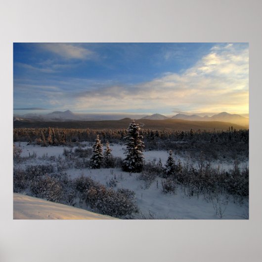 雪の降る午後 ポスター (正面)